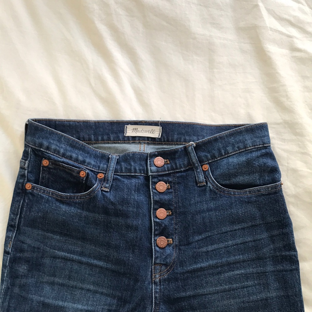 Madewell Flea Market Flare Crop Jeans